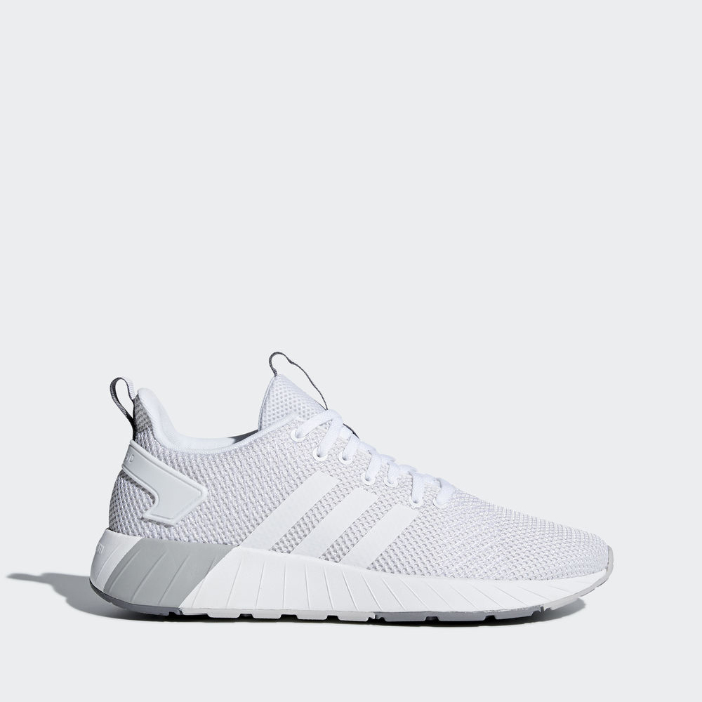 Adidas Questar Byd - αθλητικα παπουτσια ανδρικα - Ασπρα/Ασπρα/Γκρι,Μέγεθος: EU 36 – 54 2/3 (877MPIHE